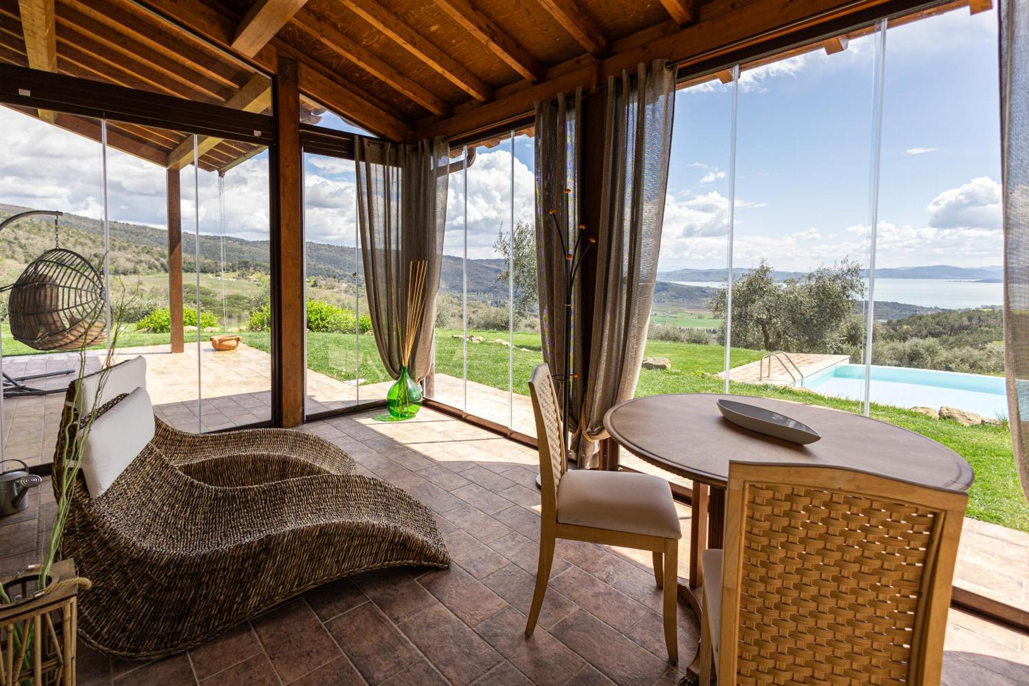 Di Colle In Colle - Country House With Private Pool トゥオーロ・スル・トラジメーノ エクステリア 写真