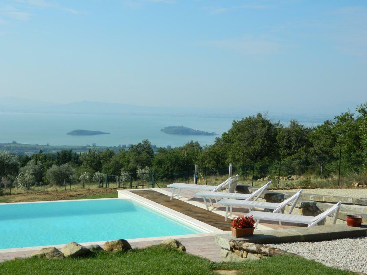 Di Colle In Colle - Country House With Private Pool トゥオーロ・スル・トラジメーノ エクステリア 写真